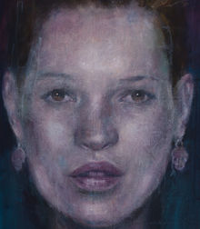 Reconstructed face (Kate Moss) I