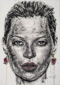 Imaginary portrait of Kate Moss